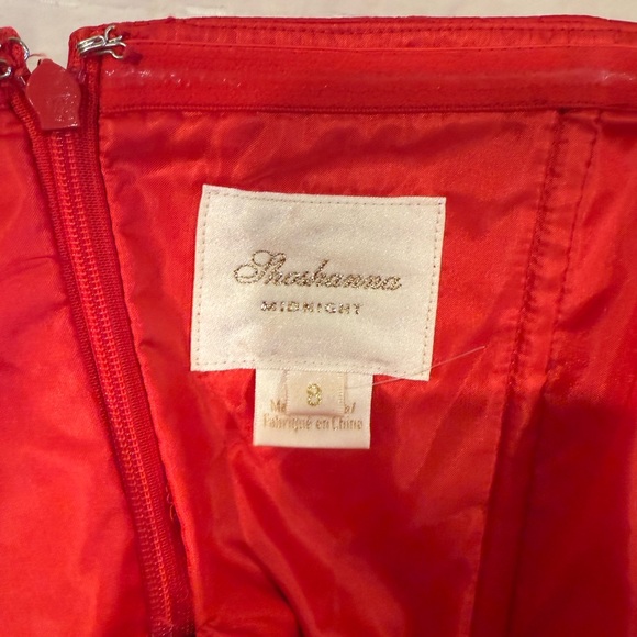 Shoshanna red satin dress 💃🏽 Size 8 NWT! - Picture 4 of 7